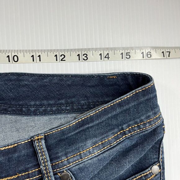 Torrid Luxe Slim Boot Jeans Womens Super Stretch Dark Wash Sz 10T Feel the Fit - Picture 5 of 9